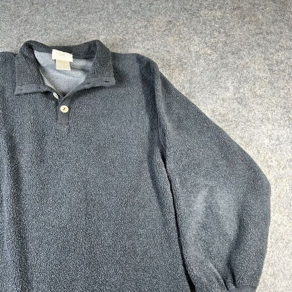 Soft Surroundings Fleece Tunic Shirt Top Women's Plus Size 3X Mock Neck Gray - Picture 2 of 7